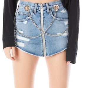 Carmar Denim Beatrice Kyla Front Zip Skirt